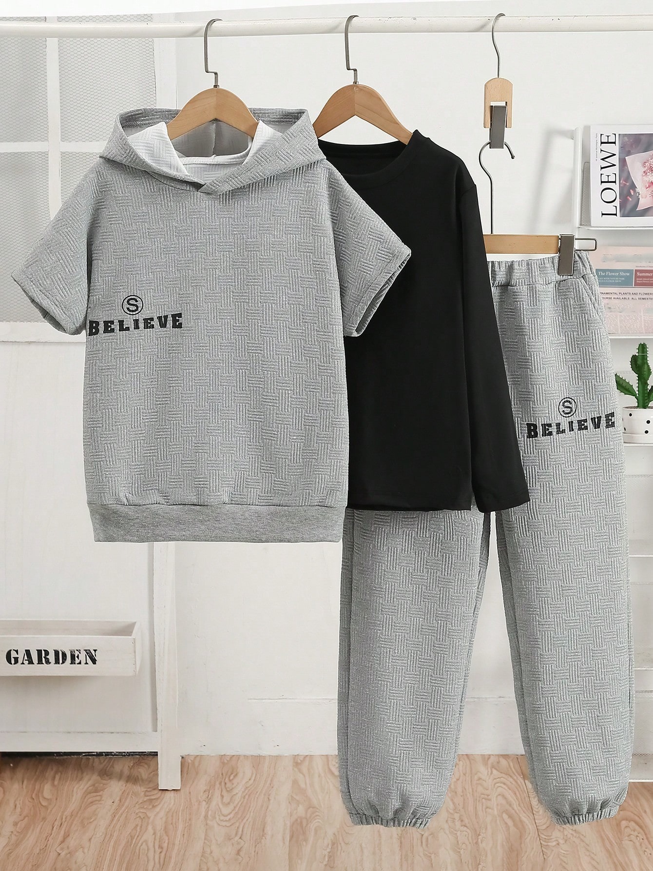  Boys' (Large) Hooded Sweatshirt Set