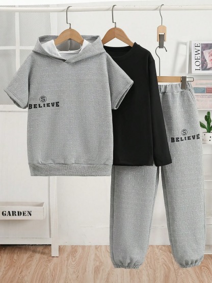  Boys' (Large) Hooded Sweatshirt Set