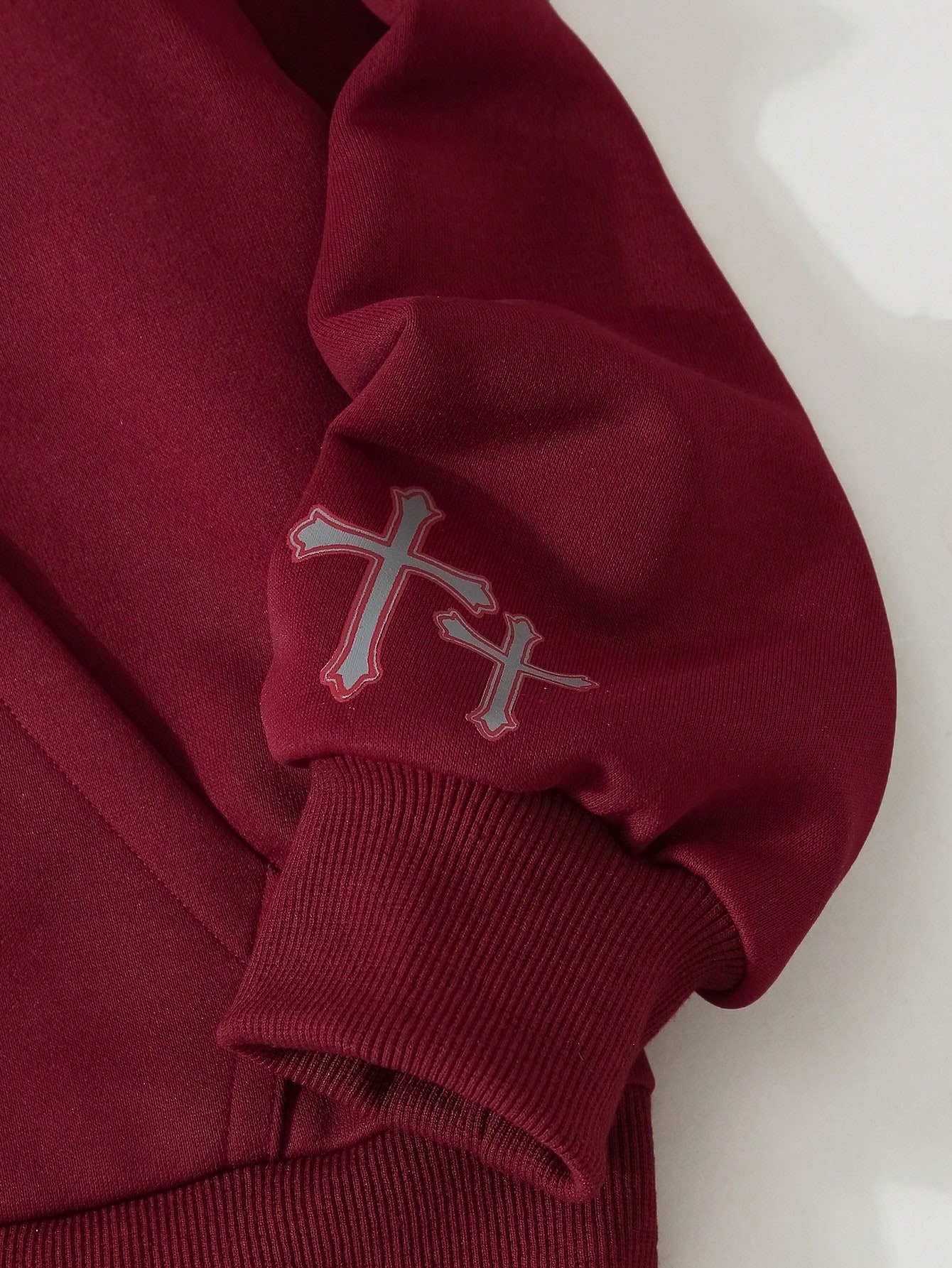 Oversized Boys' Hooded Sweatshirt