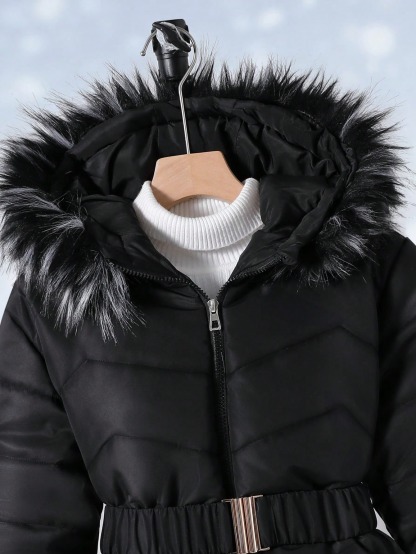 Girls' (Large) Cotton Coat