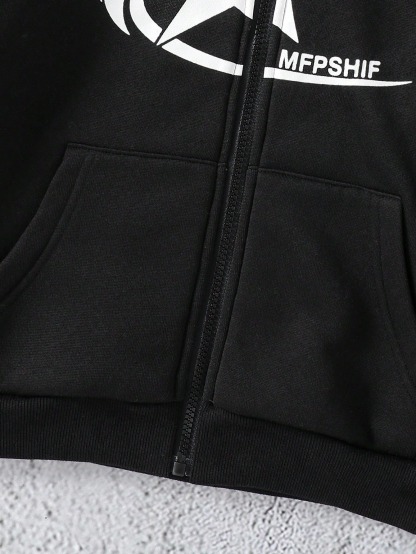  Oversized Boys' Hooded Sweatshirt