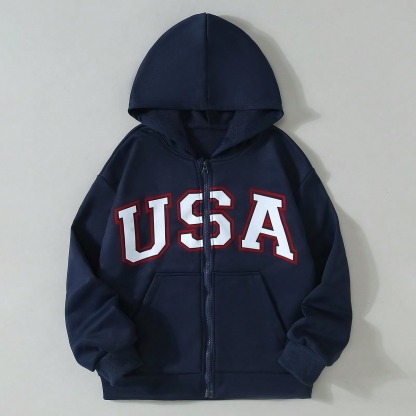 Oversized Boys' Hooded Sweatshirt