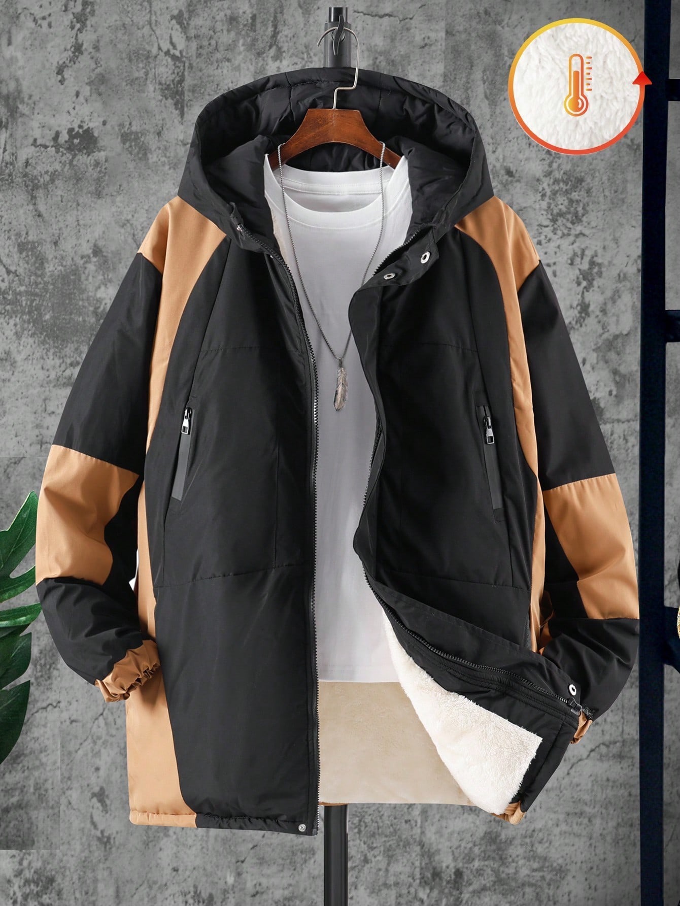 Boys' Cotton-Lined Winter Coat