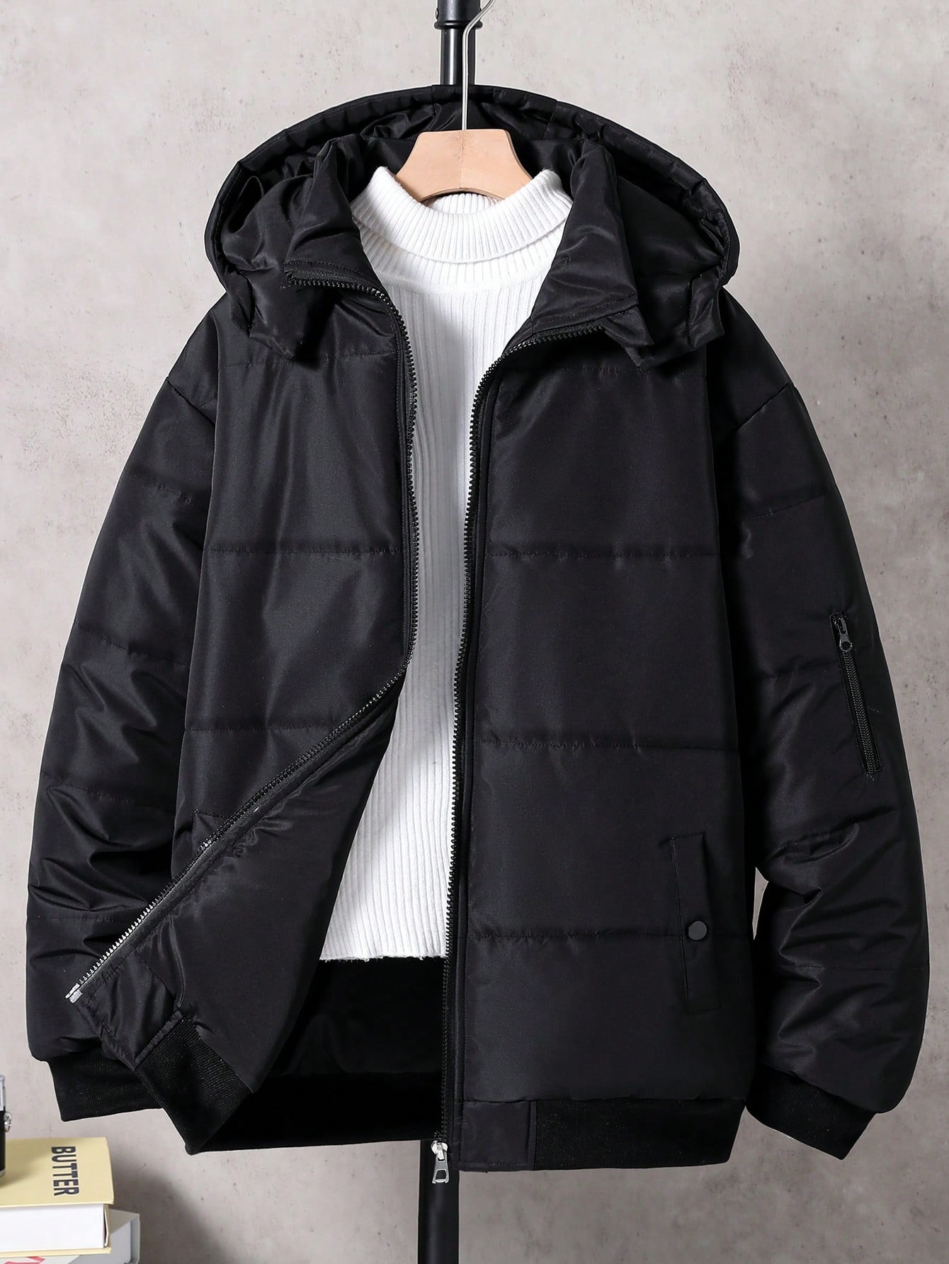 Teenage Boys' Cotton-Lined Jacket