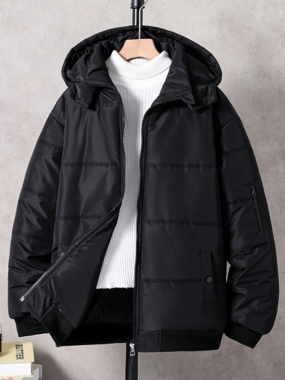 Teenage Boys' Cotton-Lined Jacket