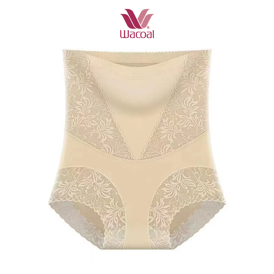 Wacoal ハイウエストショーツ、3A級抗菌クロッチは抗菌防臭効果抜群！伸縮性がよく体にぴったりフィットし、巻き上がらずヒップを挟まない。お腹引き締め、ぽっこりお腹にさよなら!