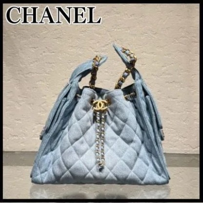 【お洒落さんにお勧めデニム♡】CHANEL25 ホーボーバッグ