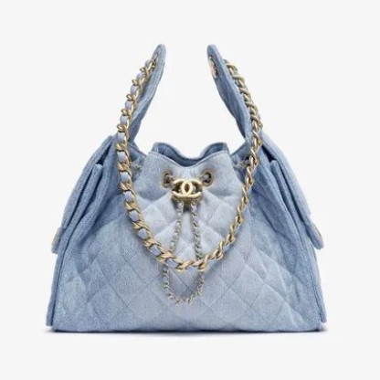 【お洒落さんにお勧めデニム♡】CHANEL25 ホーボーバッグ