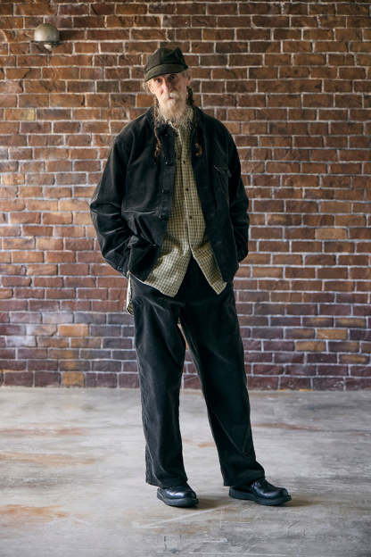 UNISEX / グランパシャツ - チェック / GRANDPA SHIRT - CHECK