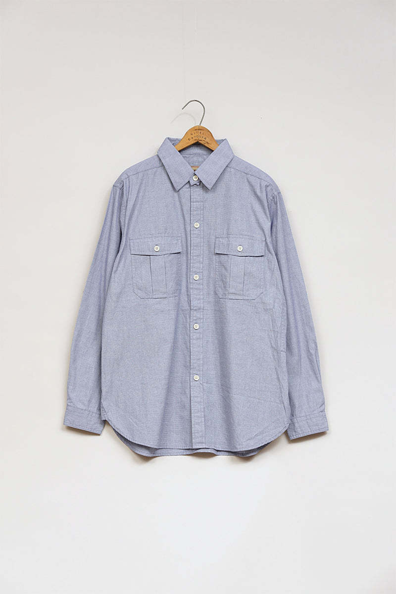 【ナイジェル・ケーボン】MAN / チュニックシャツ - エンドオンエンド / SH01 TUNIC SHIRT - END ON END