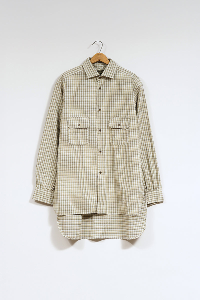 UNISEX / グランパシャツ - チェック / GRANDPA SHIRT - CHECK
