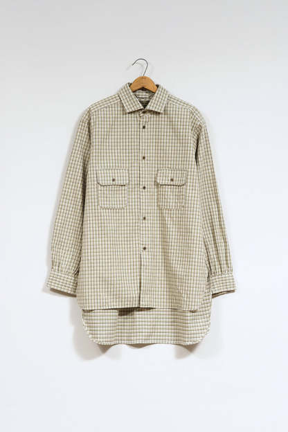 UNISEX / グランパシャツ - チェック / GRANDPA SHIRT - CHECK