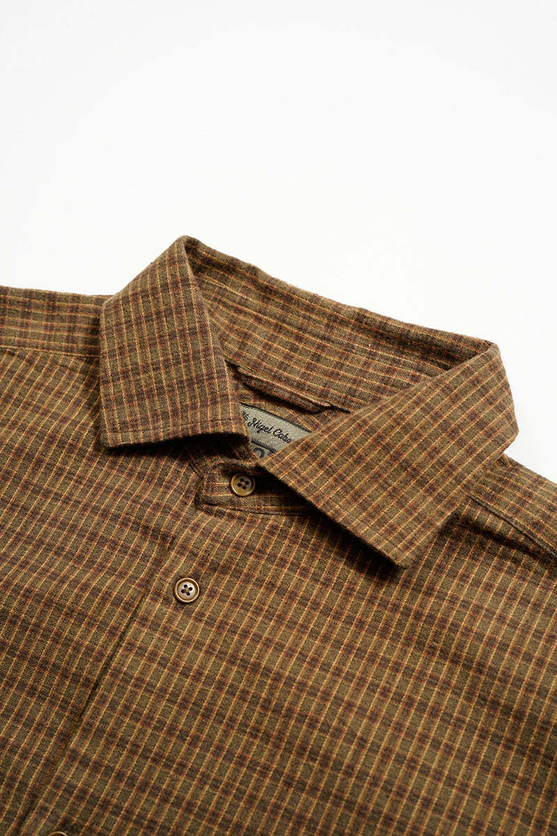 UNISEX / グランパシャツ - チェック / GRANDPA SHIRT - CHECK