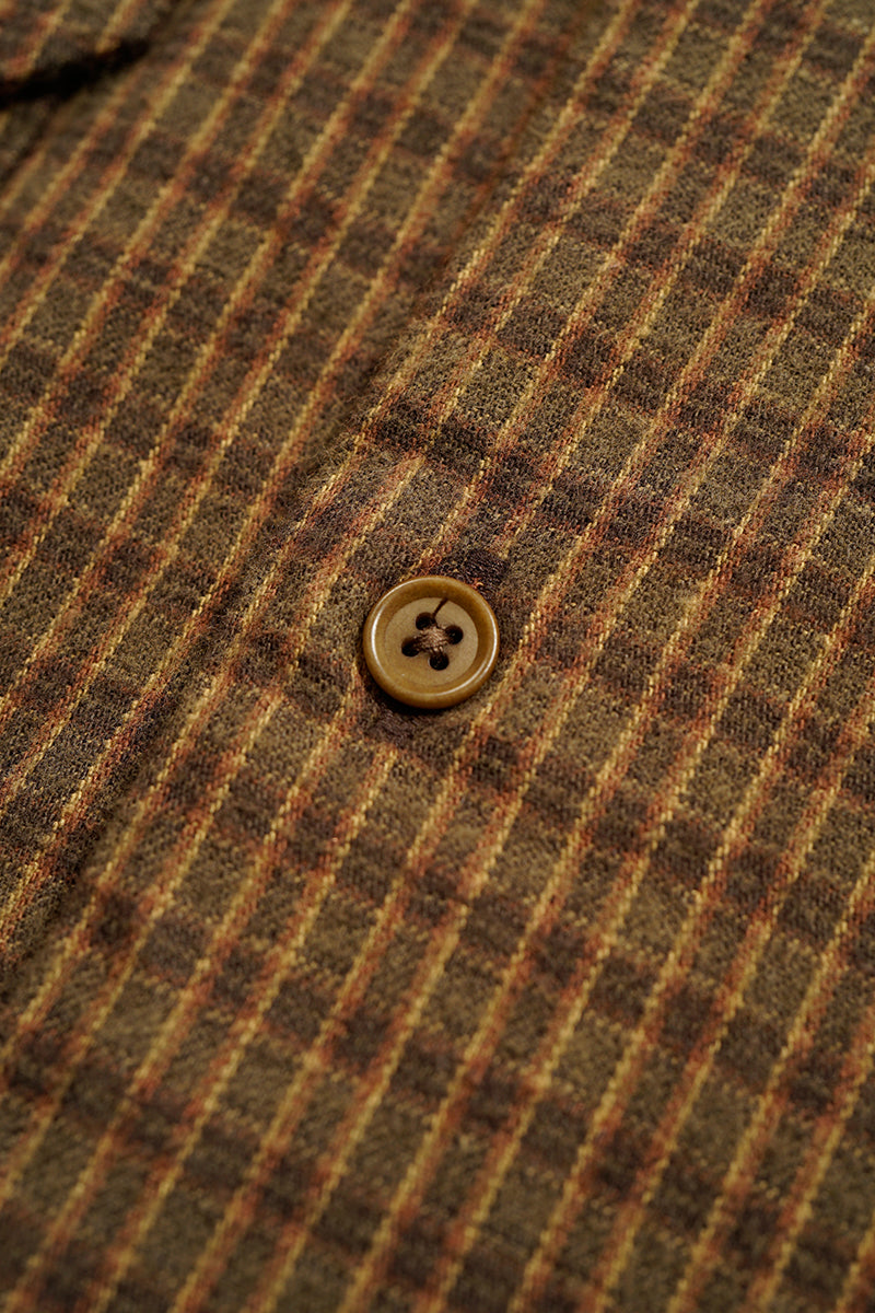 UNISEX / グランパシャツ - チェック / GRANDPA SHIRT - CHECK