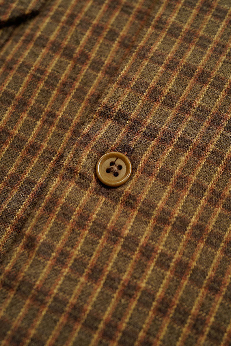 UNISEX / グランパシャツ - チェック / GRANDPA SHIRT - CHECK