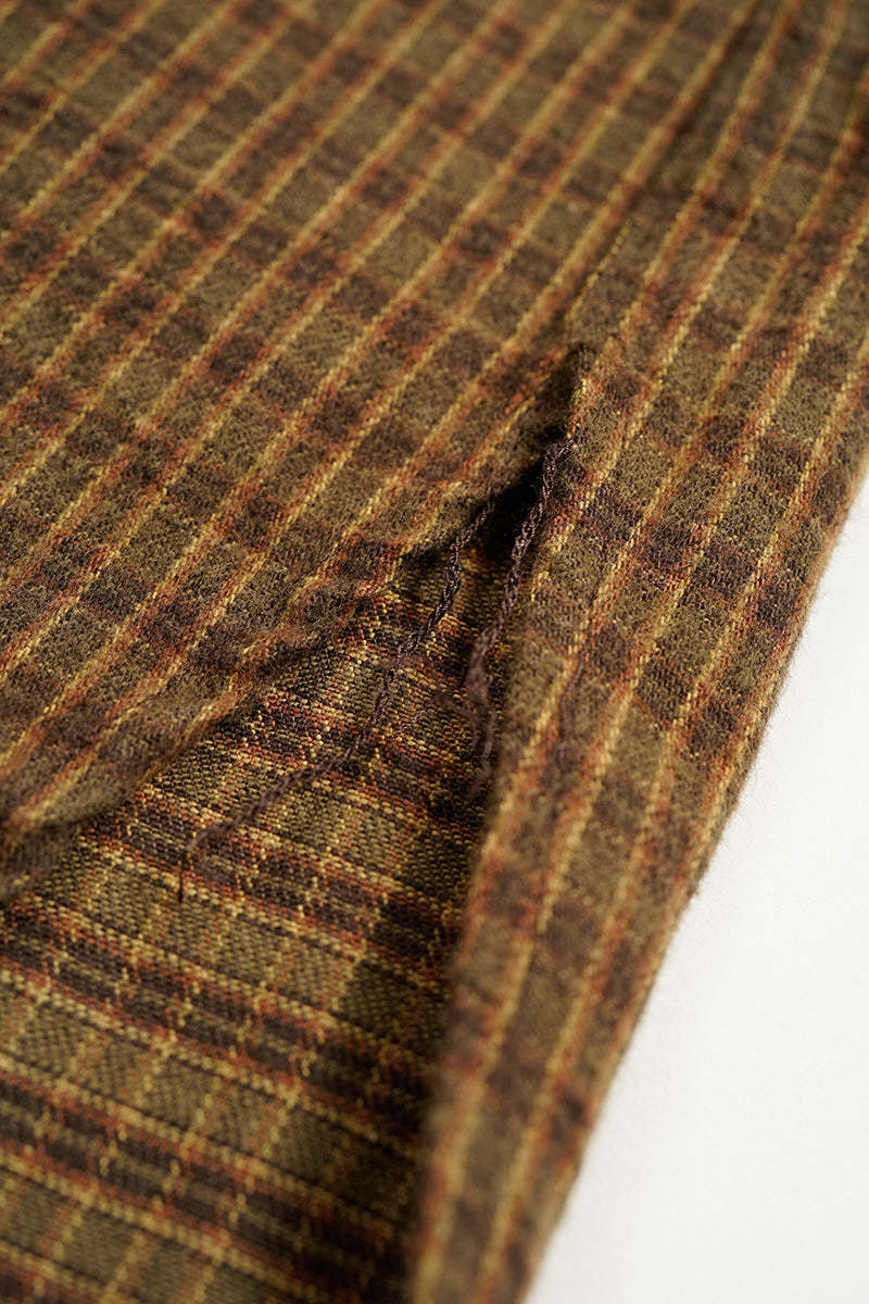 UNISEX / グランパシャツ - チェック / GRANDPA SHIRT - CHECK