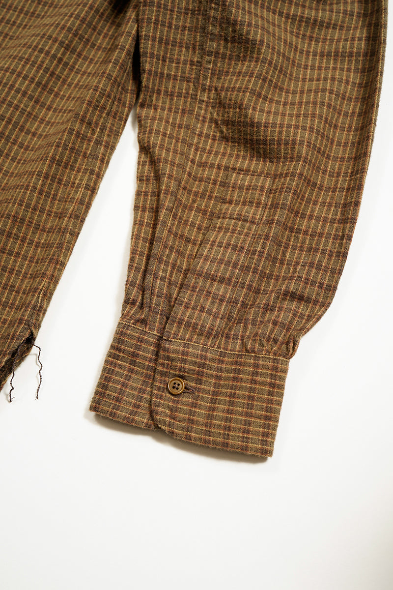 UNISEX / グランパシャツ - チェック / GRANDPA SHIRT - CHECK