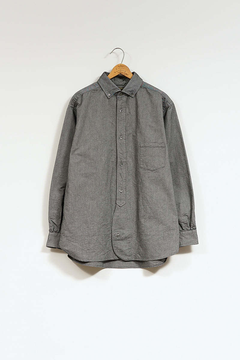 【ナイジェル・ケーボン】MAN / ブリティッシュオフィサーズシャツ - タイプ2 ブラック/ BRITISH OFFICERS SHIRT