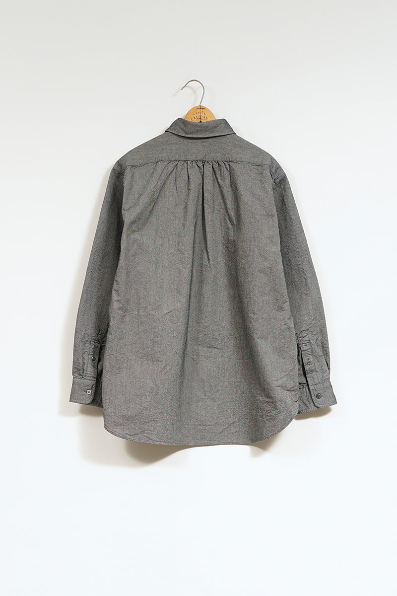 MAN / メンズシャツ - タイプ2 ブラック/ OFFICERS SHIRT - TYPE2 BLACK