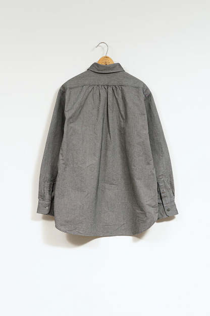 MAN / メンズシャツ - タイプ2 ブラック/ OFFICERS SHIRT - TYPE2 BLACK