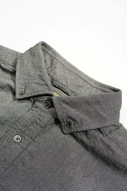 MAN / メンズシャツ - タイプ2 ブラック/ OFFICERS SHIRT - TYPE2 BLACK