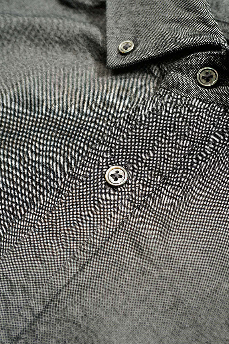 MAN / メンズシャツ - タイプ2 ブラック/ OFFICERS SHIRT - TYPE2 BLACK