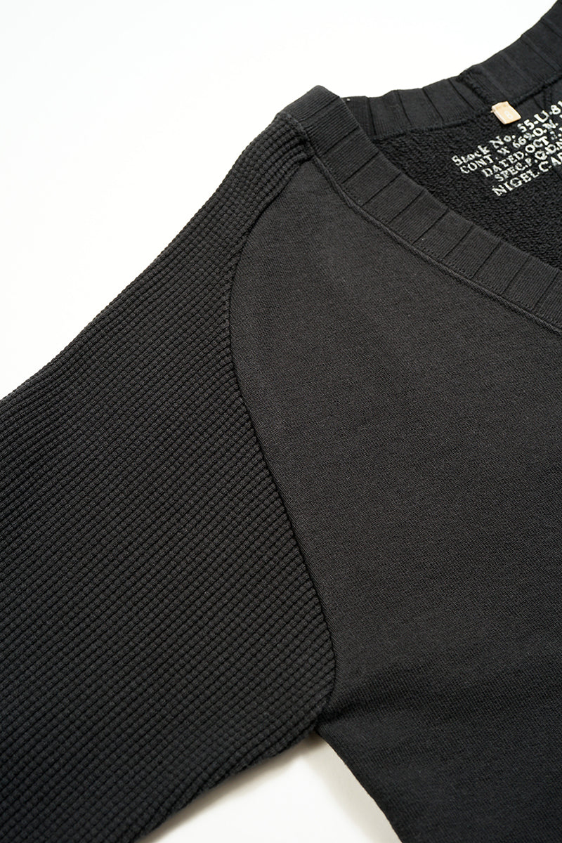 WOMAN /混紡ニットカーディガン / BLACK