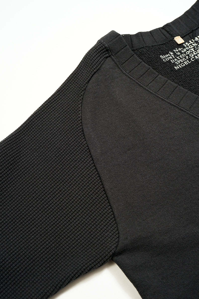 WOMAN /混紡ニットカーディガン / BLACK