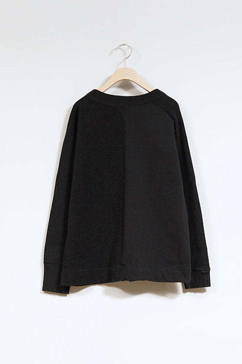 WOMAN /混紡ニットカーディガン / BLACK