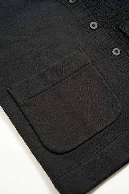 WOMAN /混紡ニットカーディガン / BLACK