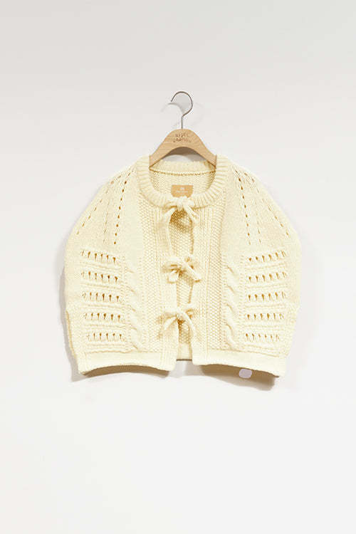 【ナイジェル・ケーボン】WOMAN / ミックスケーブルケープ / MIX CABLE CAPE