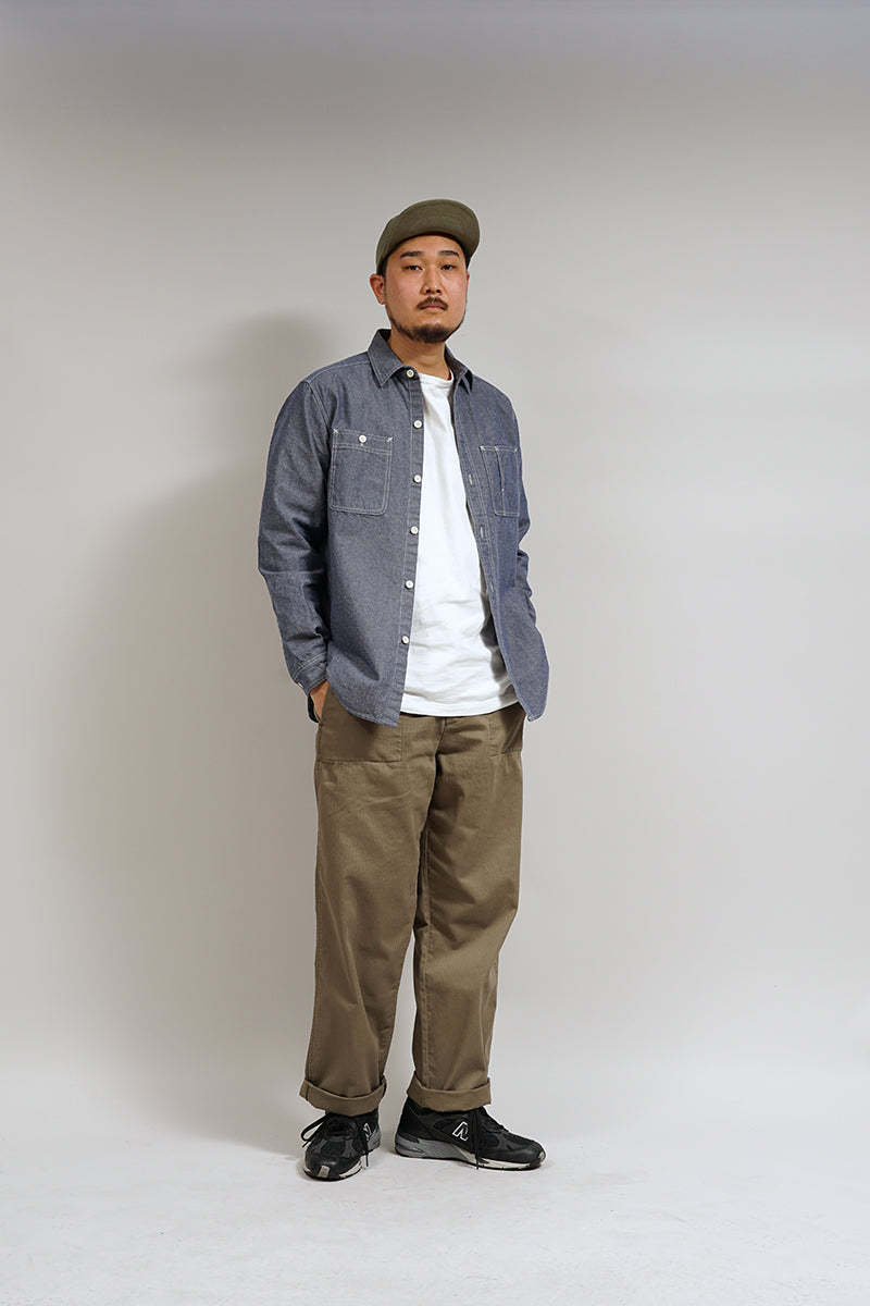 UNISEX / シャンブレーシャツ / SH01 CHAMBRAY SHIRT