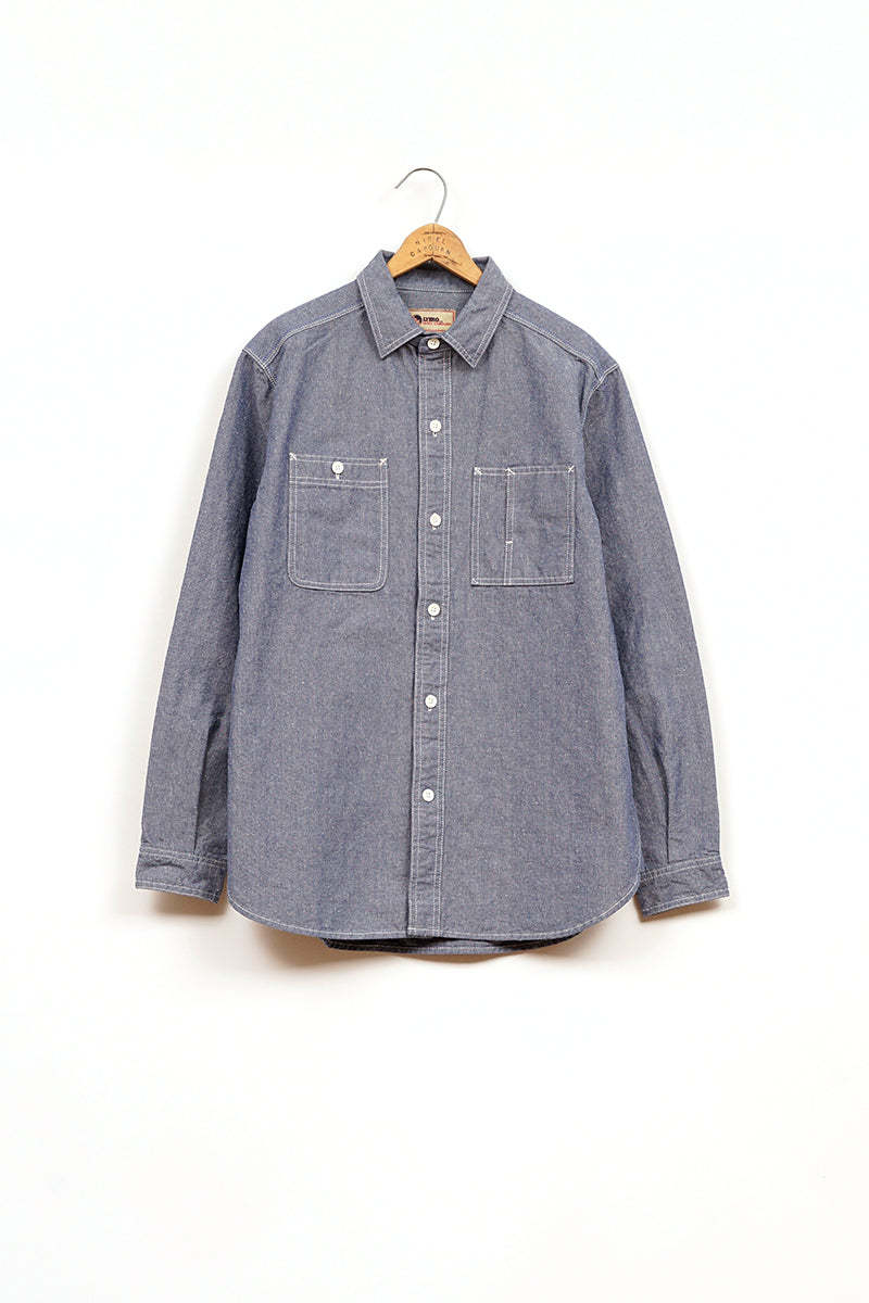 【ナイジェル・ケーボン】UNISEX / シャンブレーシャツ / SH01 CHAMBRAY SHIRT