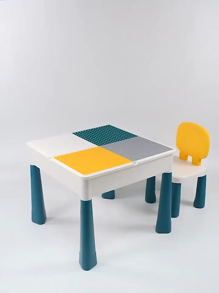 Kids Multifunction Building Block Table