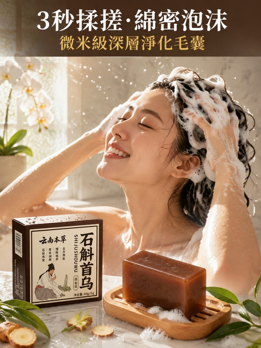石斛首烏洗髮香皂