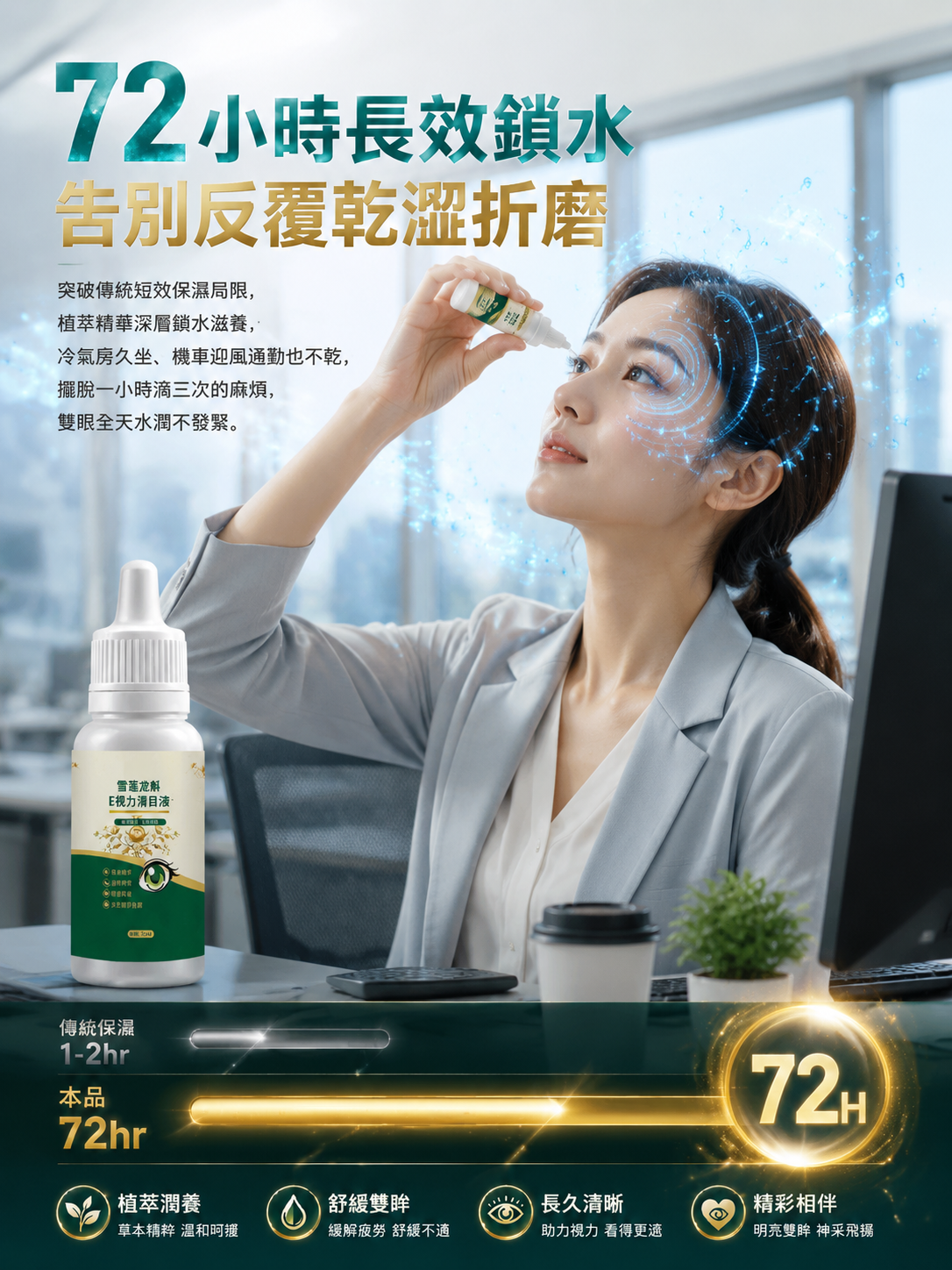 雪蓮龍斛E視力清目液