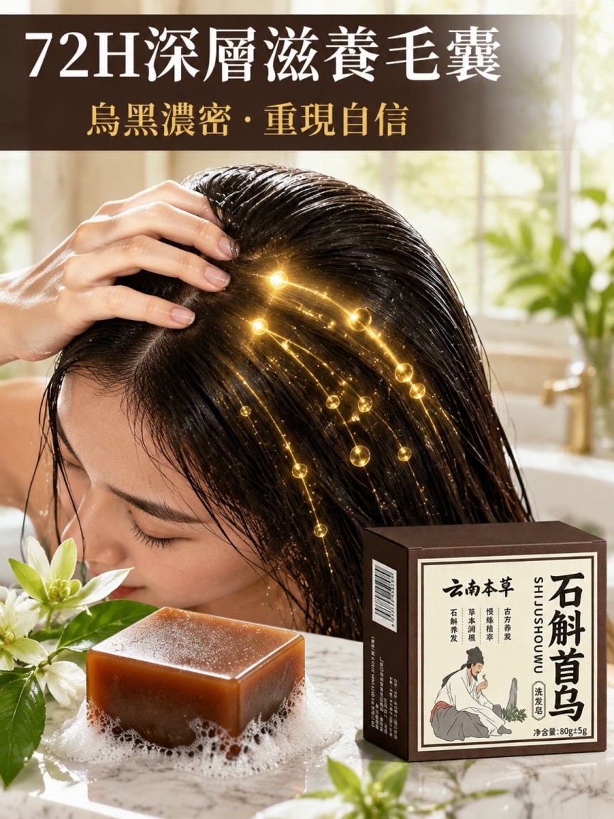 石斛首烏洗髮香皂