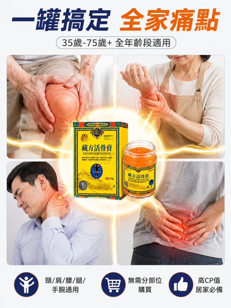 秘製藏方活骨膏