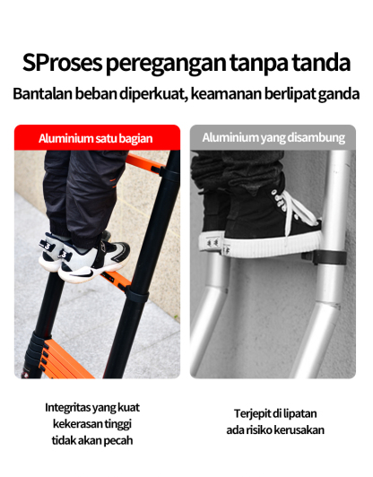 2.2+2.2m type A telescopic ladder