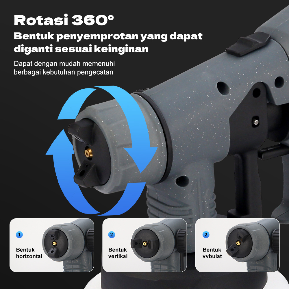 Lithium battery rspray gun