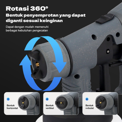 Lithium battery rspray gun