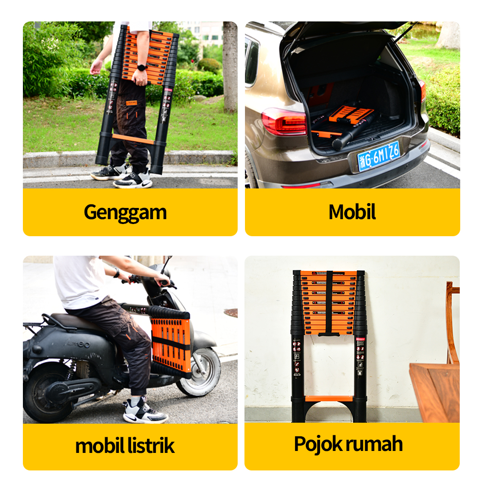 4.4m type I telescopic ladder