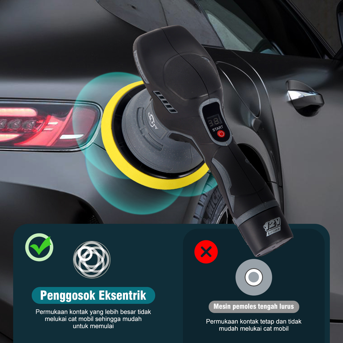 Lithium battery polisher