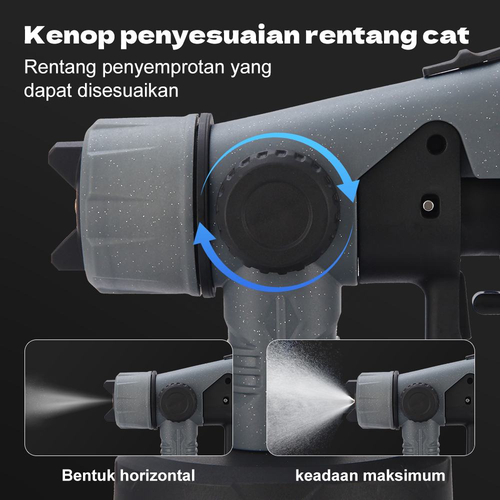 Lithium battery rspray gun
