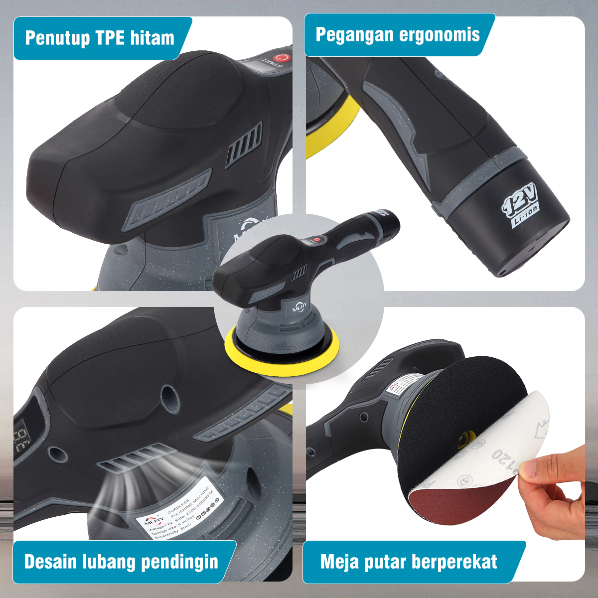 Lithium battery polisher