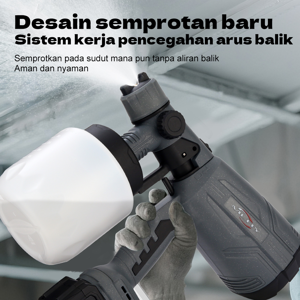 Lithium battery rspray gun