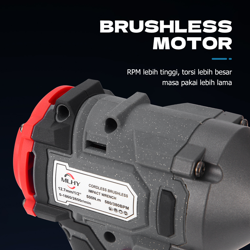 Lithium battery impact wrench
