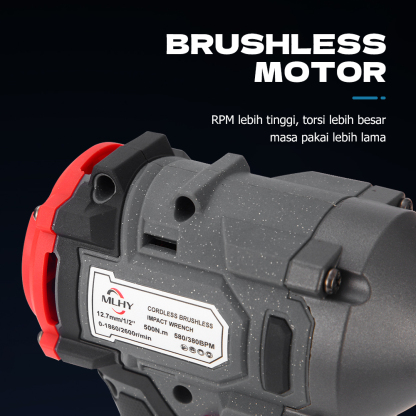 Lithium battery impact wrench