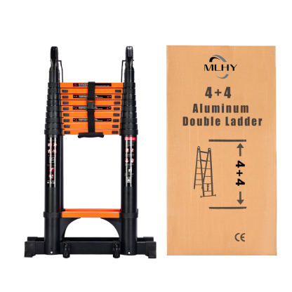 4+4m type A telescopic ladder