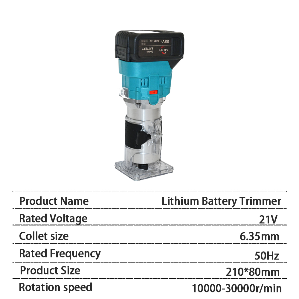 Lithium battery trimmer
